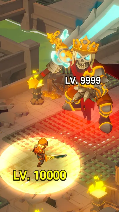 FANTASY HUNTERS gameplay: boss fight